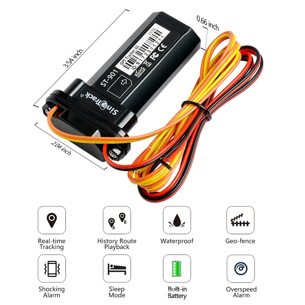 4G GPS Tracker for Vehicles