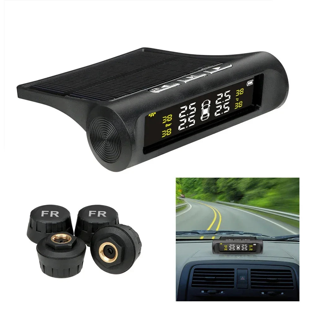 Solar Wireless Tire Pressure Monitoring System