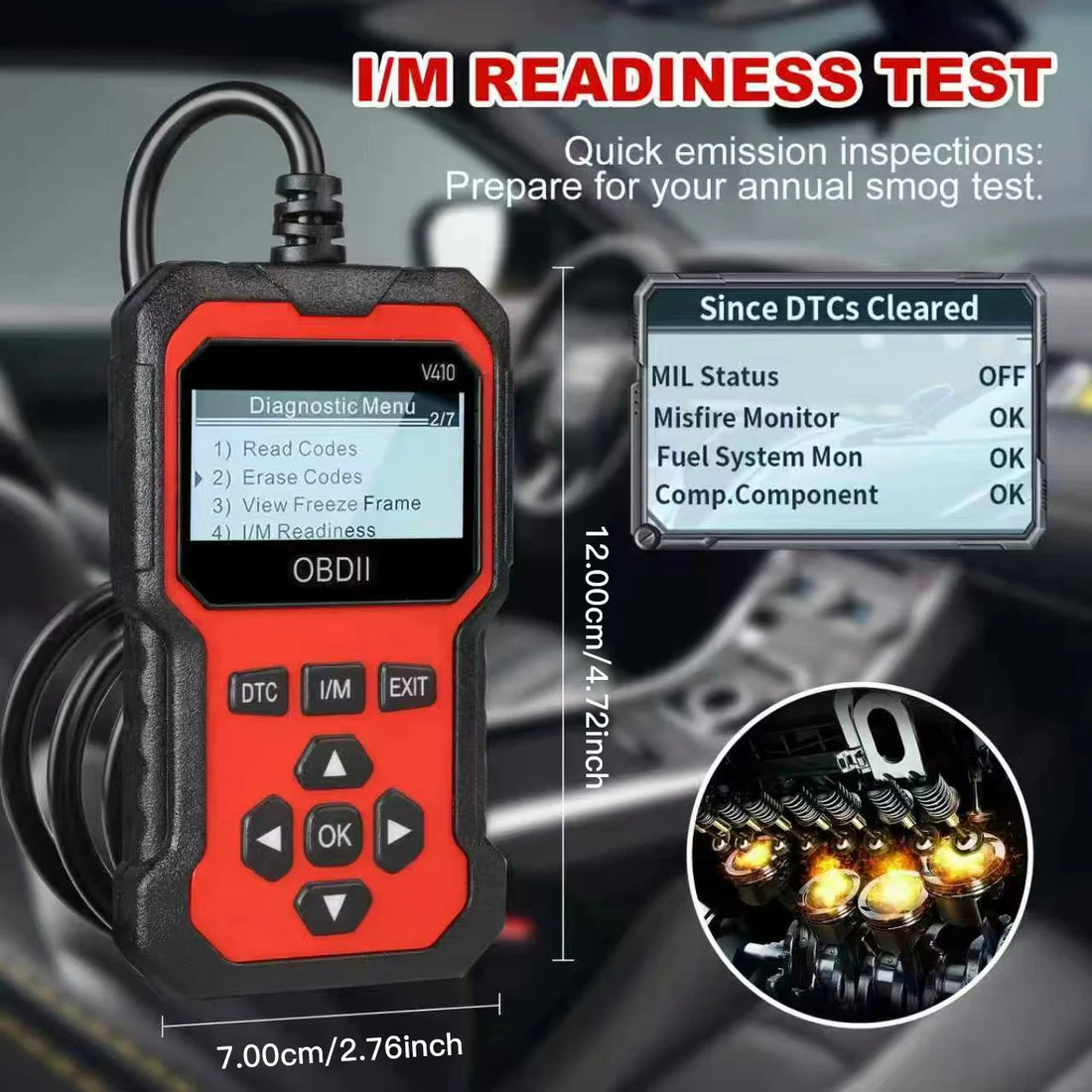 OBD2 Scanner Car Code Reader