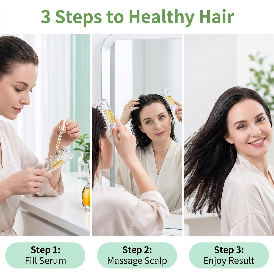 Hair Oil Applicator Comb