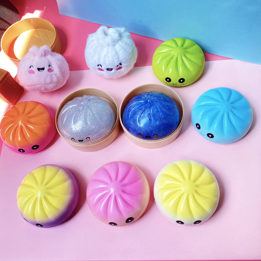 Giant Mystery Dumpling Squishy Set