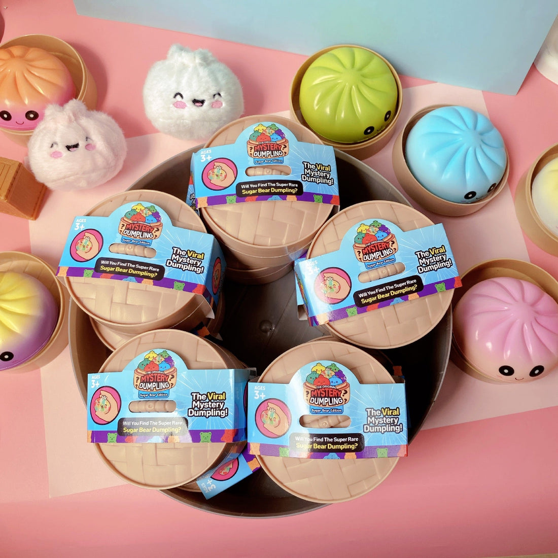 Giant Mystery Dumpling Squishy Set