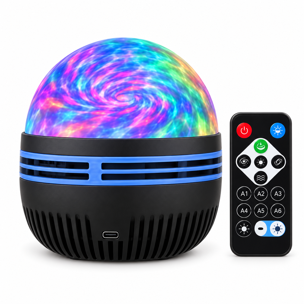 Galaxy Star Projector – Aurora + Remote