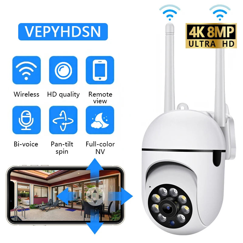 Wi-Fi Pet Camera with Two-Way Audio
