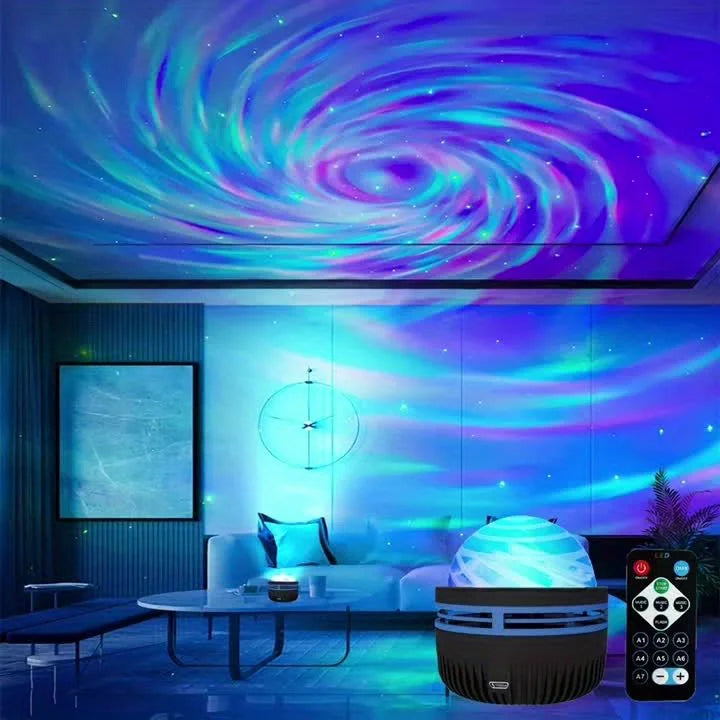 Waves of light across your ceiling