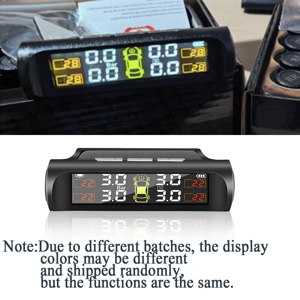 Solar Wireless Tire Pressure Monitoring System