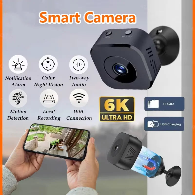 Mini 4K Wi-Fi Security Camera