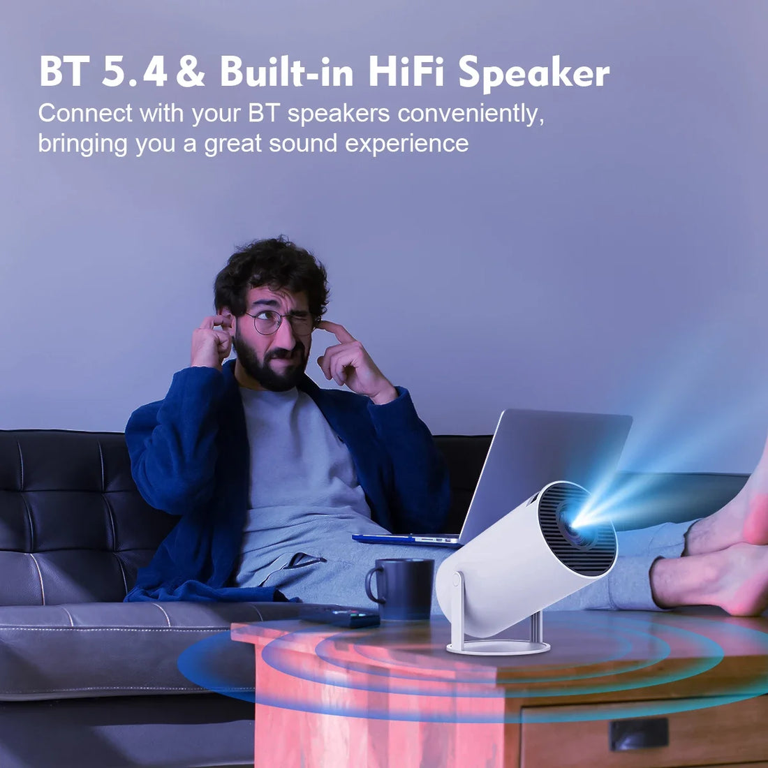 Mini Projector 4K Support