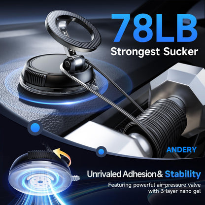 EliteGrip™ Ultra-Suction MagSafe Mount: The 78lb Death-Grip for Your Drive.
