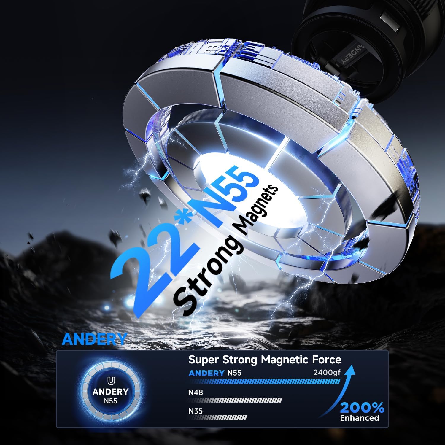 EliteGrip™ Ultra-Suction MagSafe Mount: The 78lb Death-Grip for Your Drive.